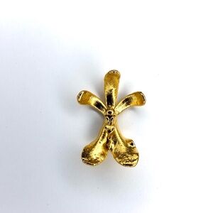 RISIS Gold-Plated Orchid Pendant